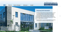Desktop Screenshot of boersting-gewerbebau.de